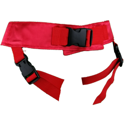 Red Wet Rose Low Strapon Harness