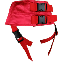 Red Wet Rose Mid Strapon Harness